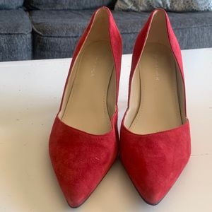 Marc Fisher Sexy Red Suede Pump